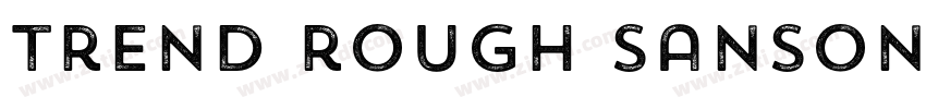 trend rough sansone字体转换 trend rough sansone字体转换